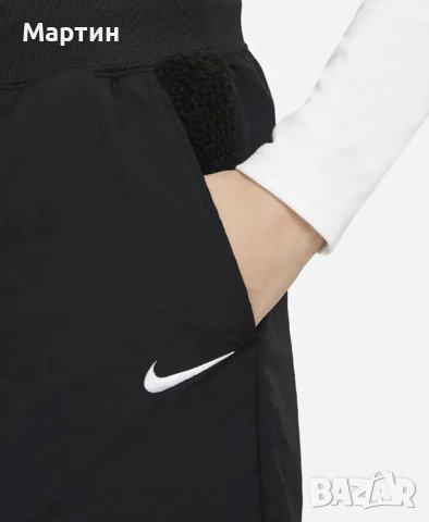 Дамско долнище Nike Sportswear Essential Woven High-Waisted Curve - размер М, снимка 3 - Спортни екипи - 41392705