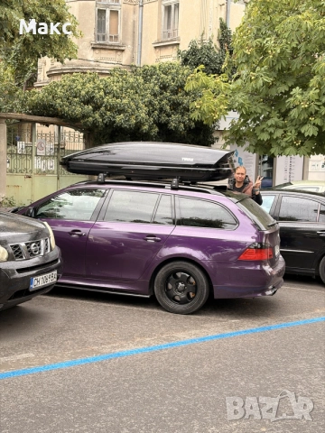 Автобокс Thule Motion XXL – 630 л, отлично състояние, 2 ключа, куфар, аутобокс