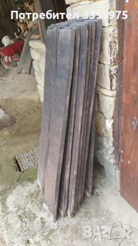 Дъбови дъски от стара дъбова бъчва, снимка 2 - Строителни материали - 51359271