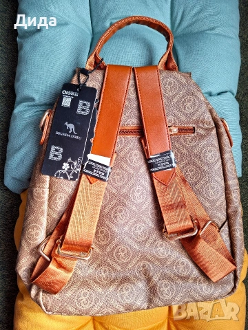 НОВА Раница в цвят капучино, снимка 2 - Раници - 53484491