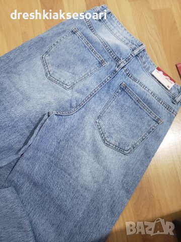 Последни бройки Дънки с камъни пеперуди, снимка 2 - Дънки - 44223088