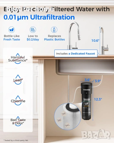 Waterdrop ултрафилтрационна филтърна система, снимка 2 - Други стоки за дома - 53749400