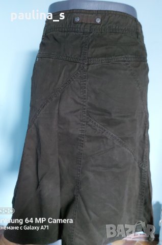 Зашеметяваща асиметрична дънкова пола "Esprit" , снимка 6 - Поли - 35795957