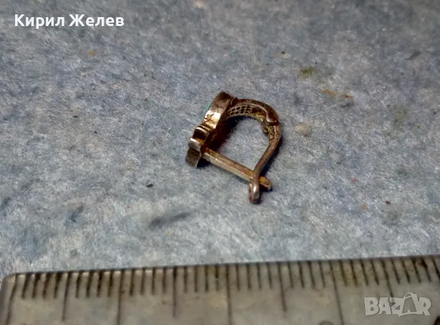 ФИГУРАЛНА ЕМАЙЛИРАНА СРЕБЪРНА ОБЕЦА АНАНАС СРЕБРО 925 ФИНА МАЙСТОРСКА АРТ ИЗРАБОТКА 48206, снимка 6 - Обеци - 49148803