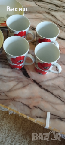 Сервиз от 4бр чинии, чаши, купички чинии за салата, снимка 5 - Други - 44824032