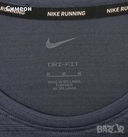 Nike DRI-FIT оригинална тениска M Найк спортна фланелка фитнес, снимка 3 - Спортни дрехи, екипи - 41370230