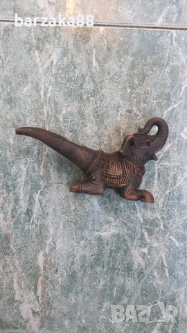 Стара керамична Фигура Слон