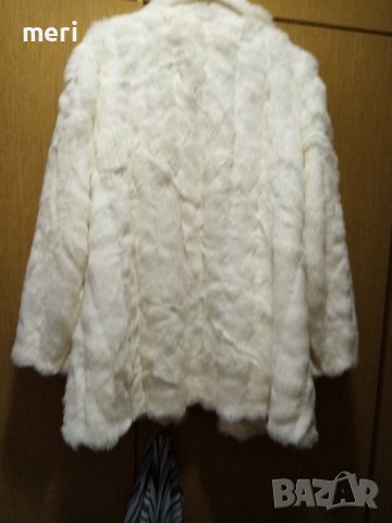 Последно намаление. Екопалто - снежнобяло, снимка 5 - Палта, манта - 39255713