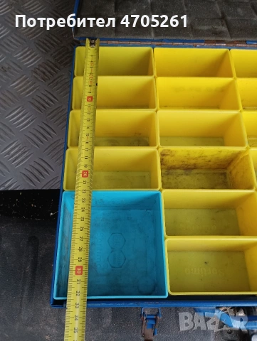 метален куфар с разделители sortimo, снимка 2 - Други инструменти - 53068929