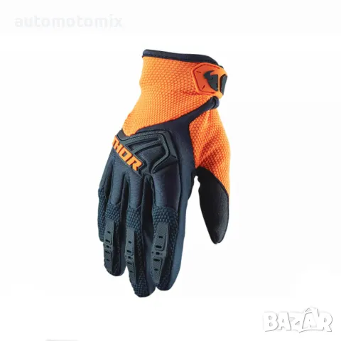 Текстилни ръкавици за крос атв ендуро , 2 БР/К-Т - Оранжеви, снимка 2 - Аксесоари и консумативи - 50298575