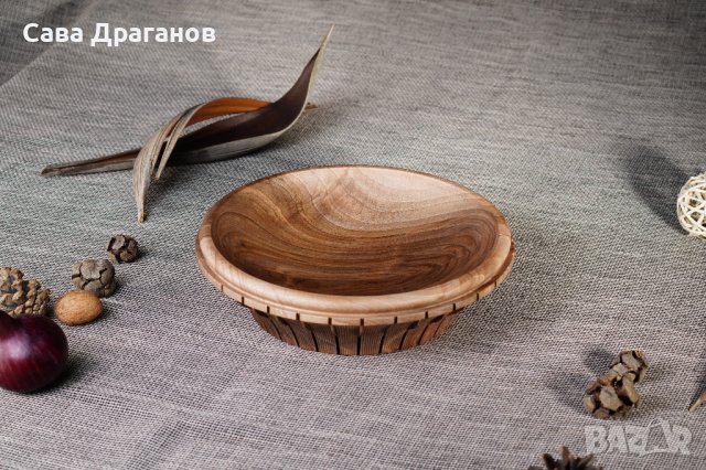 Дървена купа  , снимка 2 - Други - 41727767