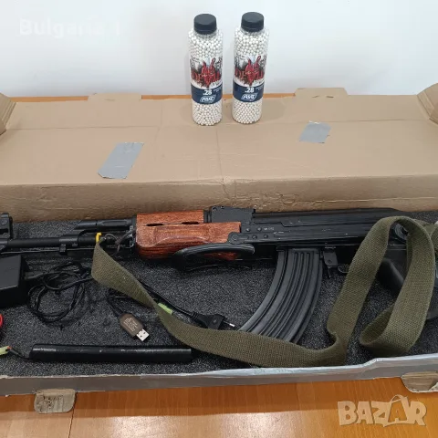 реалистичен Еърсофт реплика Автомат АК47, снимка 9 - Газово оръжие - 55944744