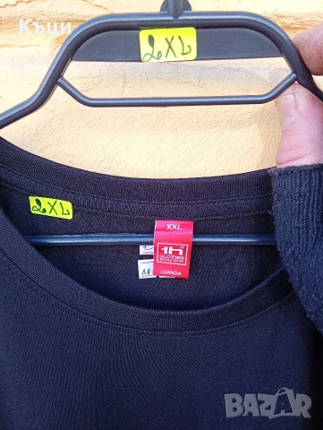 Черни тениски високо качество., снимка 2 - Тениски - 53702728