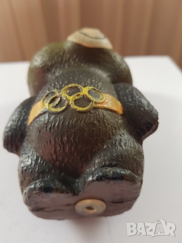 Гумена свиреща играчка Миша от олимпиадата в Москва 1980г, снимка 3 - Колекции - 41374610