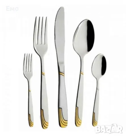 Прибори 30ч. Bohmann, кутия, 18/10 s/s, неръждаема стомана, снимка 3 - Прибори за хранене, готвене и сервиране - 48099016