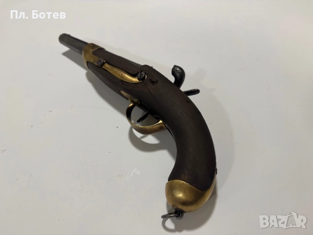 Стар капсулен пистолет, пищов, револвер, снимка 7 - Антикварни и старинни предмети - 51860843