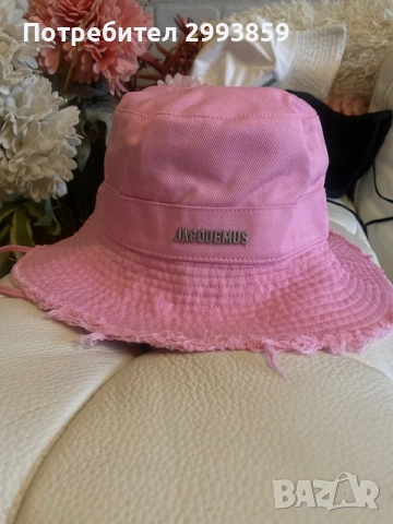 шапка JACQUEMUS Le Bob Artichaut bucket hat, снимка 10 - Шапки - 53504982