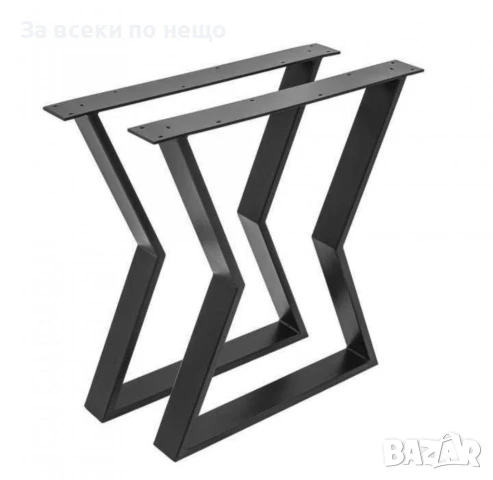 Ръчна Изработка На Трапезни Маси С Метални Основи, снимка 2 - Маси - 50481434