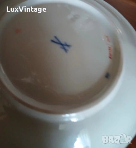 Порцелан сервиз Майсен Meissen винтидж, снимка 3 - Антикварни и старинни предмети - 53654171