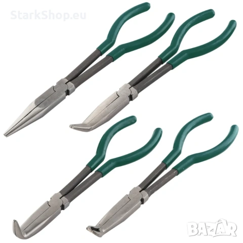 Професионален комплект дългорамeнни клещи Rock Force - 4 части CR-V, снимка 2 - Клещи - 53866653