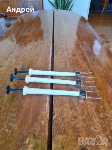 Стара автоматична вилица,вилици за коктейли 