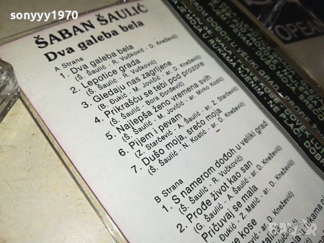 SABAN SAULIC-КАСЕТА 29081025, снимка 13 - Аудио касети - 42007067