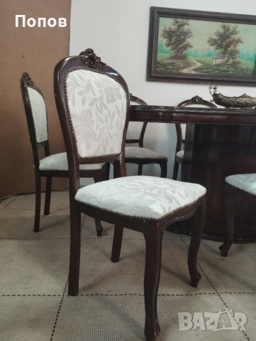 Продавам Барокови гарнитури столове маси , снимка 6 - Дивани и мека мебел - 44914084