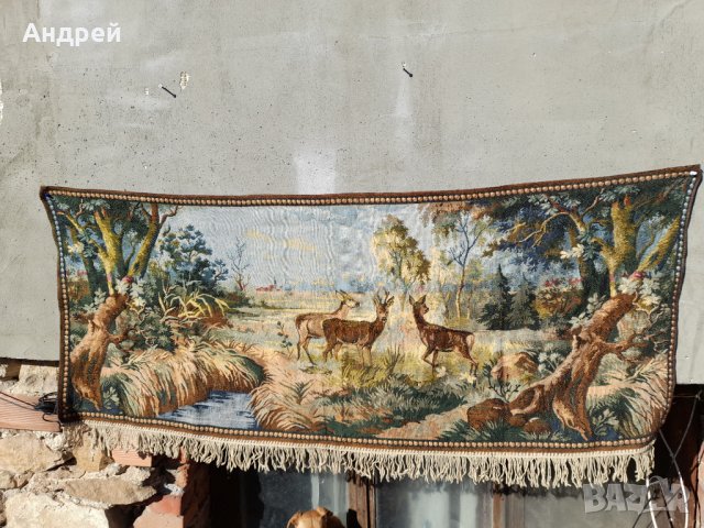 Старинен ковьор,покривка за стена #193, снимка 2 - Антикварни и старинни предмети - 39782537