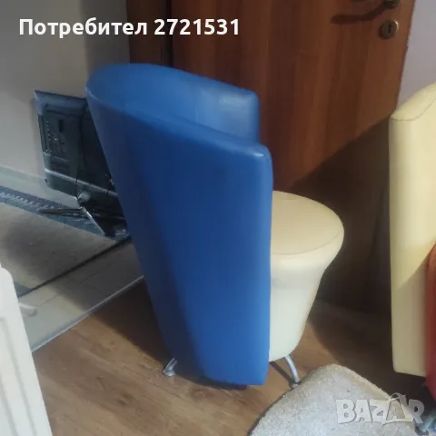 Кожени фотьойли 2 броя , снимка 3 - Дивани и мека мебел - 48994806