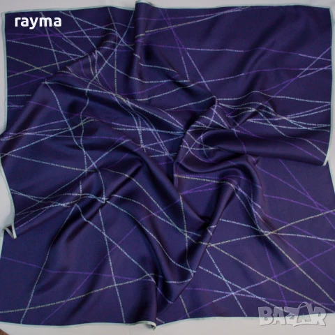 Nina Ricci копринен шал принт лого, снимка 2 - Шалове - 51226797