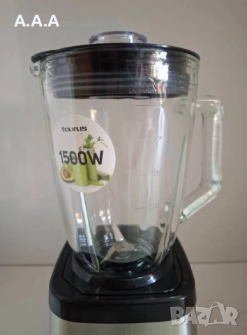 Блендер Taurus Optima Go 1500 – 1500W, 1.5L стъклена кана, снимка 2 - Блендери - 52211777