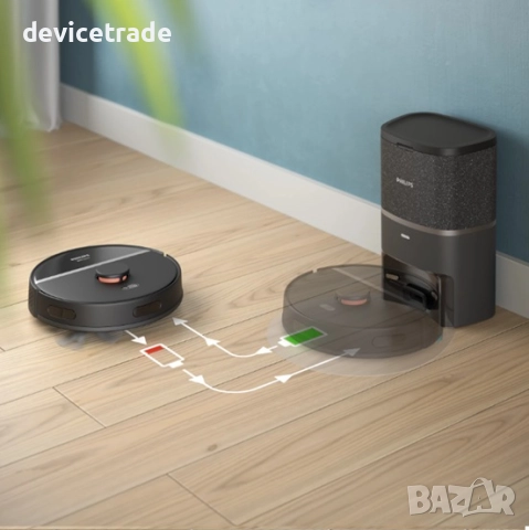 Прахосмукачка робот за сухо и мокро почистване Philips XU3100, снимка 7 - Прахосмукачки - 51936495