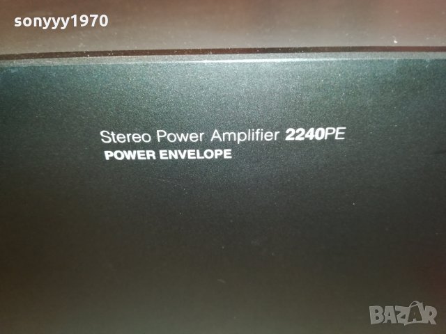 NAD 2240PE POWER AMPLIFIER-ВНОС SWISS 0302221939, снимка 7 - Ресийвъри, усилватели, смесителни пултове - 35663719