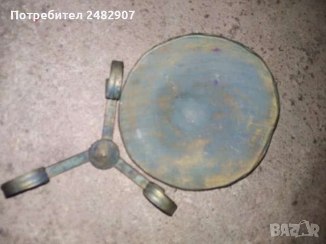 Стар антикварен свещник, снимка 9 - Други - 41525002