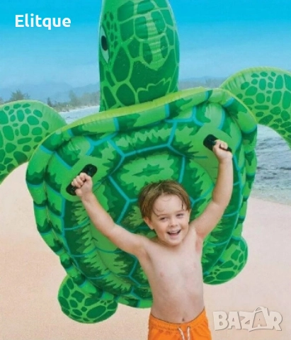 Детска надуваема костенурка за яздене Intex, снимка 2 - Други стоки за дома - 52862623