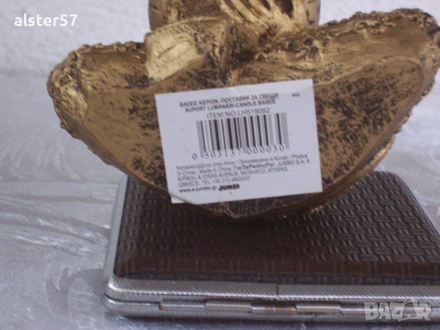 Статуетка Златен Буда-поставка за свещи , снимка 5 - Колекции - 41803936