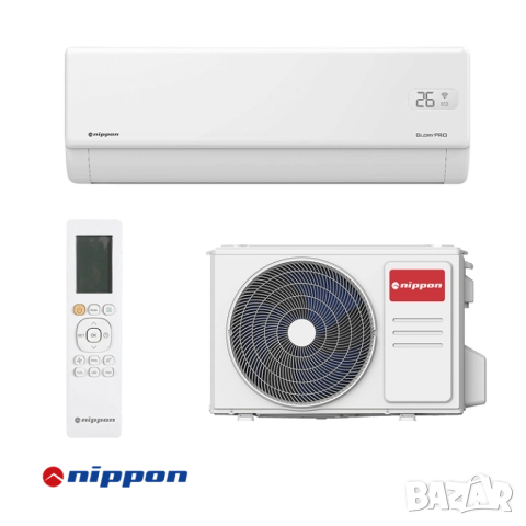 Nippon KFR 12 GLORY PRO – Инверторен климатик 12000 BTU, Wi-Fi, Клас A+++ с Включен монтаж