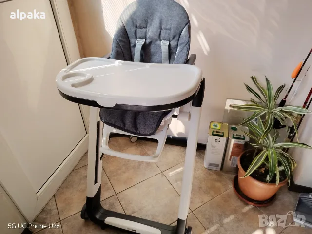 Премиум столче за хранене Peg Perego Siesta (цвят Ice) – Перфектно!, снимка 10 - Столчета за хранене - 56056728