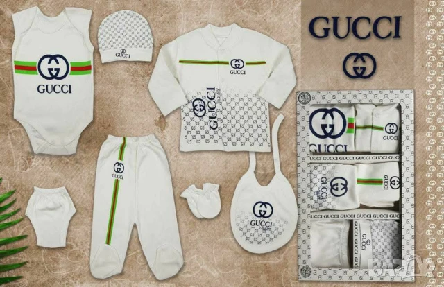комплект дрехи за новородени Zara Moncler gucci prada christian dior , снимка 4 - Комплекти за бебе - 50574757