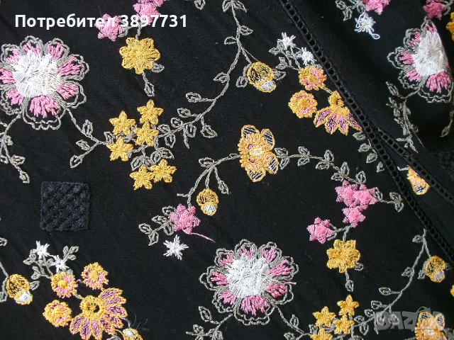 Уникална дамска рокля с дълъг ръкав - свежа и нежна разцветка !, снимка 3 - Рокли - 48634287