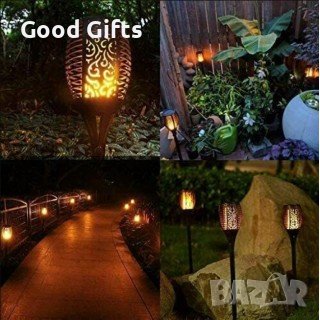 Градинска соларна лампа Огнен факел, снимка 2 - Соларни лампи - 39305282