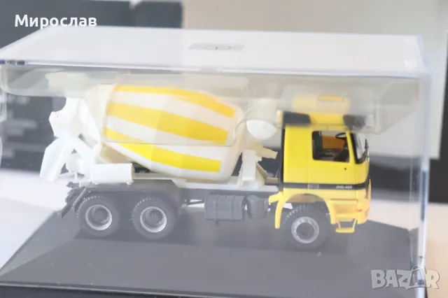 HERPA H0 1/87 MERCEDES BENZ ACTROS БЕТОНОВОЗ КАМИОН МОДЕЛ ТИР