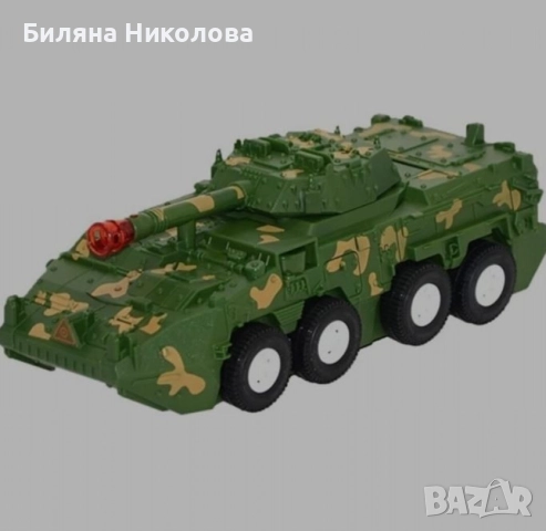 Трансформируем танк, бронирана кола, работещ с батерии робот, снимка 3 - Играчки за стая - 52579260
