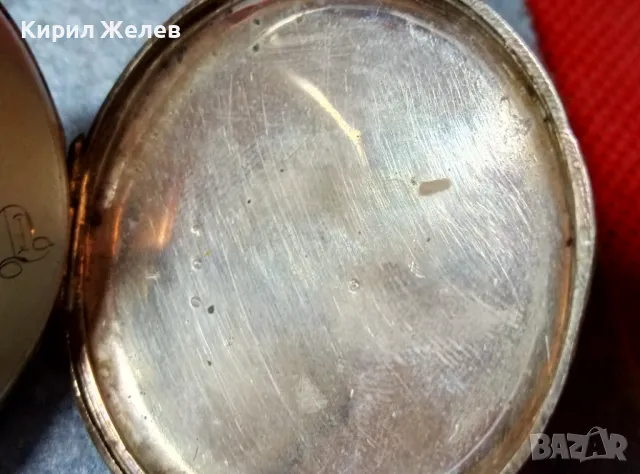 Стар СРЕБЪРЕН ДЖОБЕН ЧАСОВНИК РЯДЪК КОЛЕКЦИОНЕРСКИ МОДЕЛ БОНУС 2 КЛЮЧЕТА За СВЕРЯВАНЕ НАВИВАНЕ 48680, снимка 6 - Антикварни и старинни предмети - 48033788
