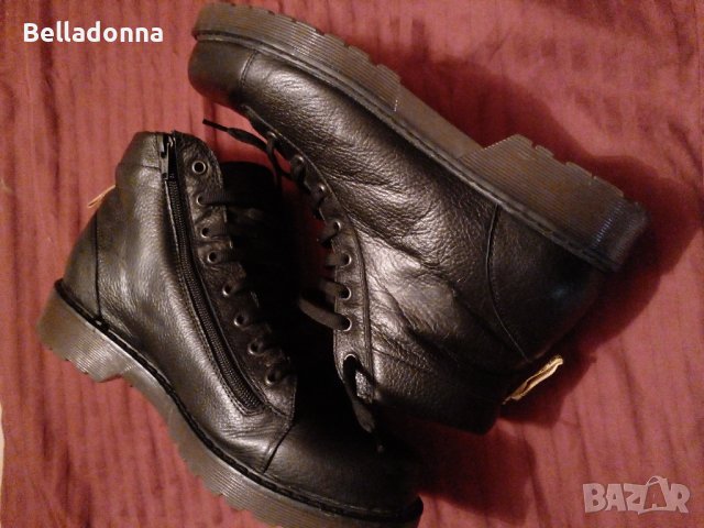 Кубинки кецове естествена кожа унисекс , снимка 2 - Дамски боти - 42546647