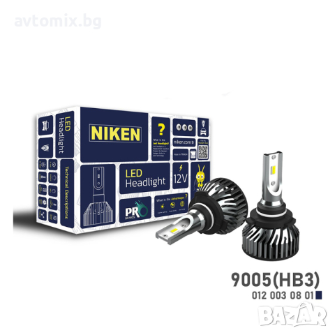 NIKEN LED крушки HB3 9005 PRO, 12V 32 W