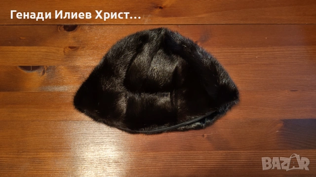 Дамска шапка от визон, снимка 2 - Други - 53396243