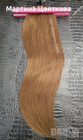 100% Естествена Реми коса, снимка 4 - Аксесоари за коса - 53728493