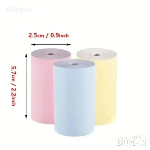 Хартия за мини Bluetooth принтер без мастило-печат на скици,снимки,текст и етикети, снимка 13 - Други стоки за дома - 52862522