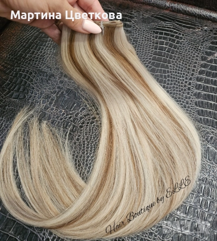 100% Естествена славянска коса + ПОДАРЪК , снимка 3 - Аксесоари за коса - 52536218